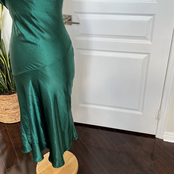 Hello Molly Forest Green Midi Dress Sz XS (US 2) - Picture 7 of 10